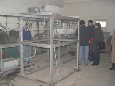 Zhejiang Taizhou acceptance medical sampling rod flocking equipment